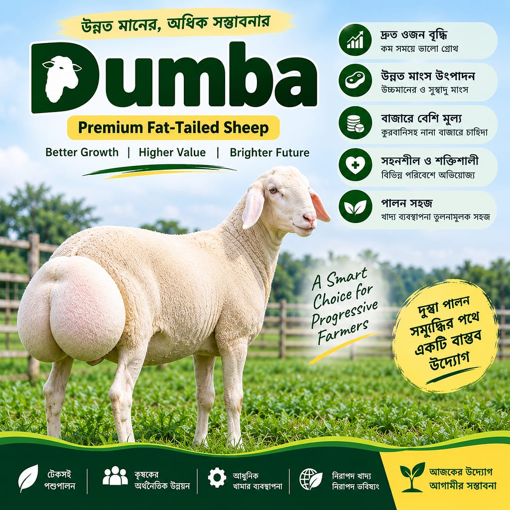দুম্বা ও ভেড়ার মধ্যে পার্থক্য, দুম্বা কি, দুম্বা ভেড়া কি, দুম্বা এবং ভেড়ার পার্থক্য, Dumba vs Sheep